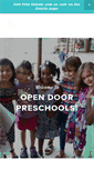 Mobile Screenshot of opendoorpreschool.org